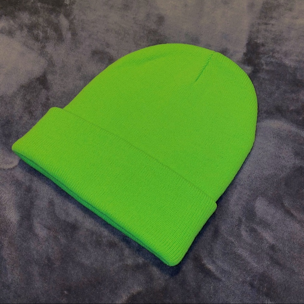 Neon Green Beanie
